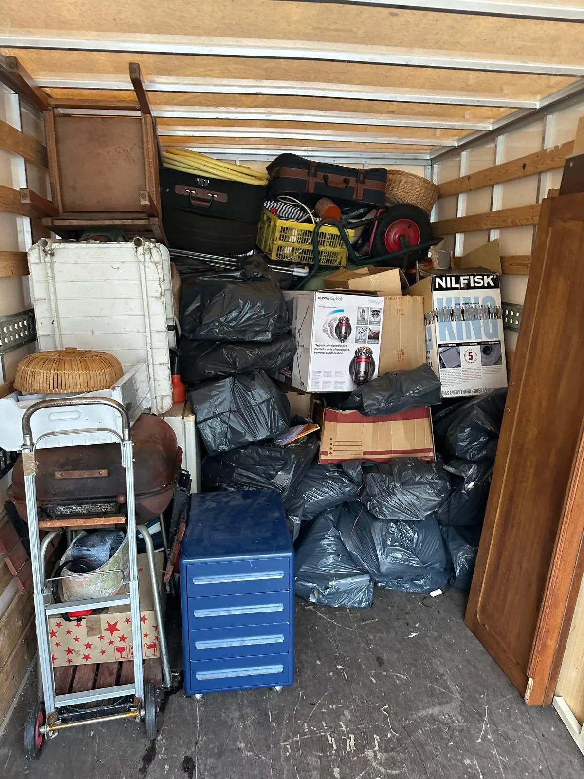 Cave avant/après débarras